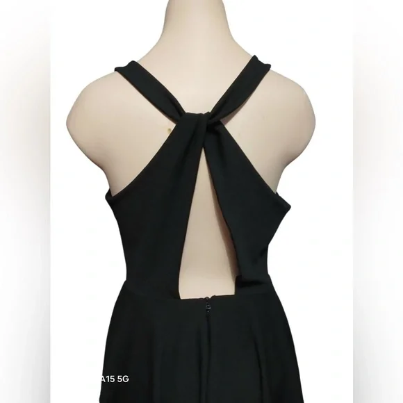 Lulu's Black Backless Dress - Picture 9 of 12